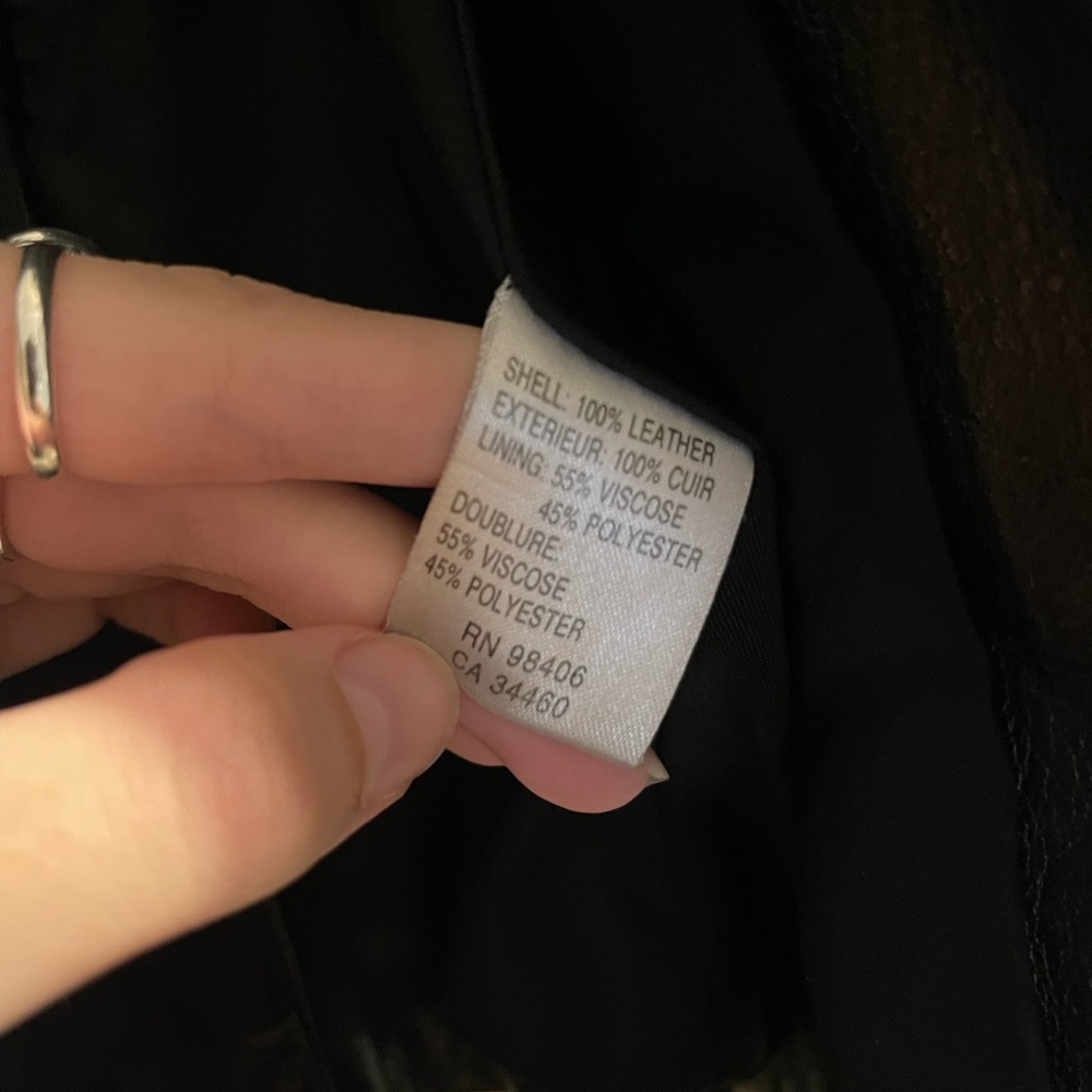 THEORY Leather Jacket - Picture 3 of 3